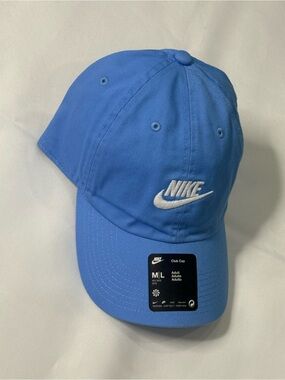 Nike Light Blue Cap with White Embroidered Swoosh